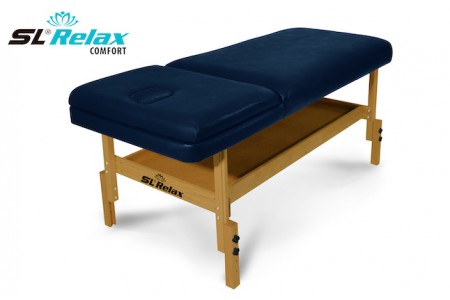 Массажный стол Relax Comfort синяя кожа
